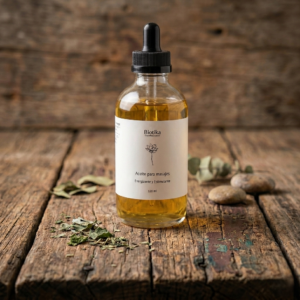 Aceite para masaje energizante y estimulante Biotika 120 ml aromaterapia natural Paraguay