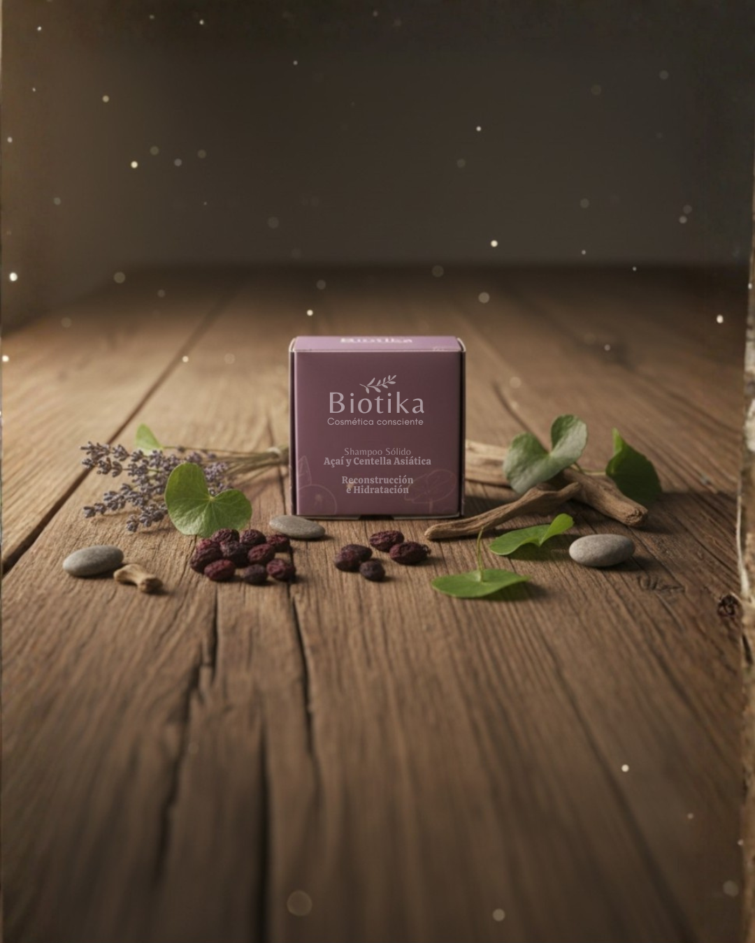 Shampoo Sólido de Açaí y Centella Asiática — Reconstrucción e Hidratación - Image 3