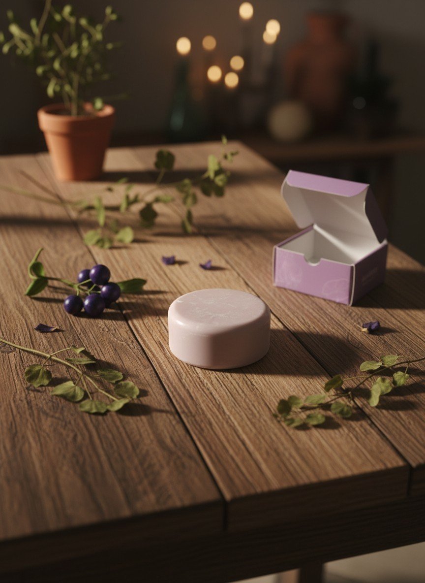 Shampoo Sólido de Açaí y Centella Asiática — Reconstrucción e Hidratación - Image 2